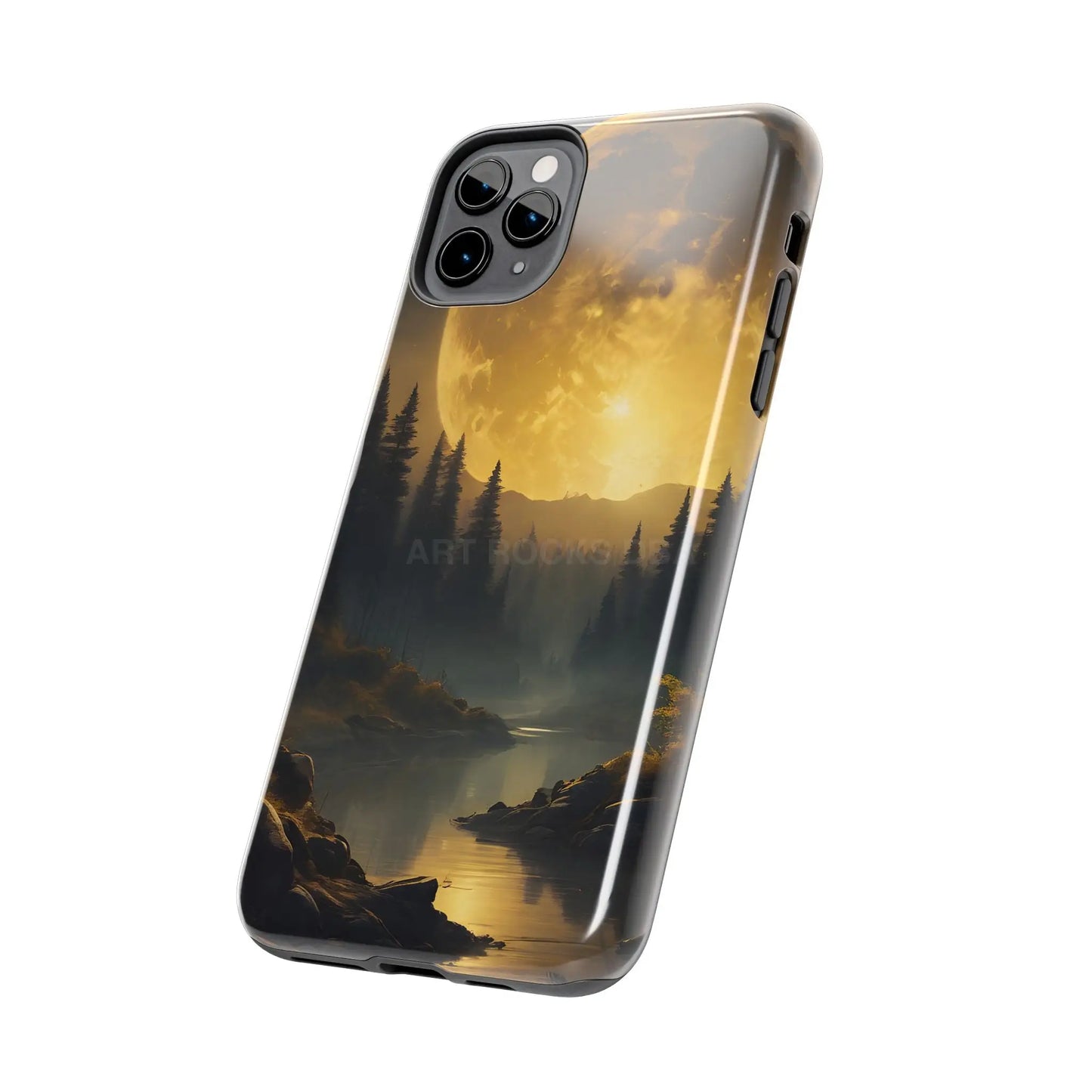 Moonlit Forest Tough Phone Cases Durable Phone Cover Nature Phone Case Unique Phone Accessories Gift for Outdoor