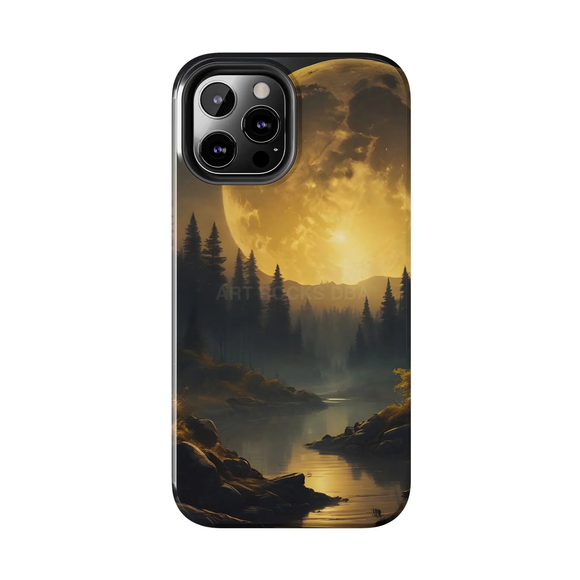 Moonlit Forest Tough Phone Cases Durable Phone Cover Nature Phone Case Unique Phone Accessories Gift for Outdoor