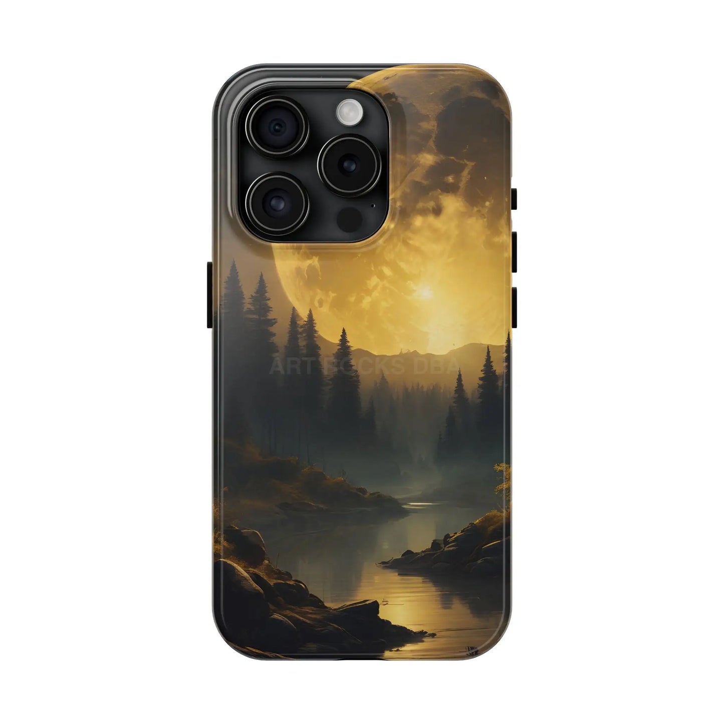Moonlit Forest Tough Phone Cases Durable Phone Cover Nature Phone Case Unique Phone Accessories Gift for Outdoor