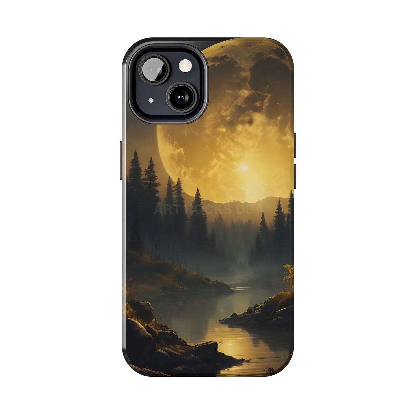 Moonlit Forest Tough Phone Cases Durable Phone Cover Nature Phone Case Unique Phone Accessories Gift for Outdoor