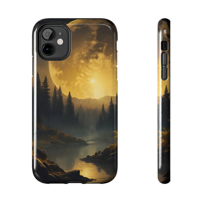 Moonlit Forest Tough Phone Cases Durable Phone Cover Nature Phone Case Unique Phone Accessories Gift for Outdoor