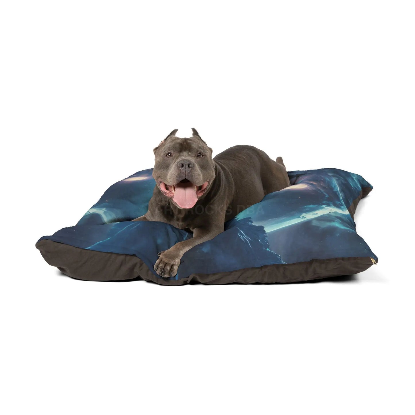 Moonlit Lake Pet Bed — Cozy Celestial Dog & Cat Pillow - Pets