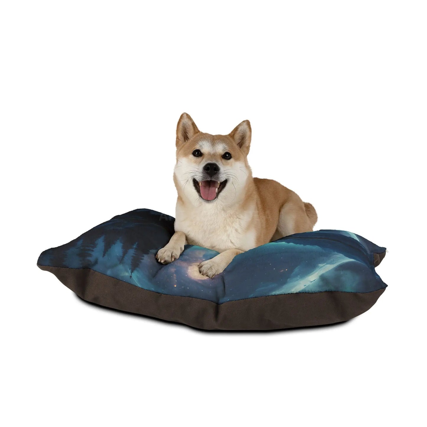 Moonlit Lake Pet Bed — Cozy Celestial Dog & Cat Pillow - Pets