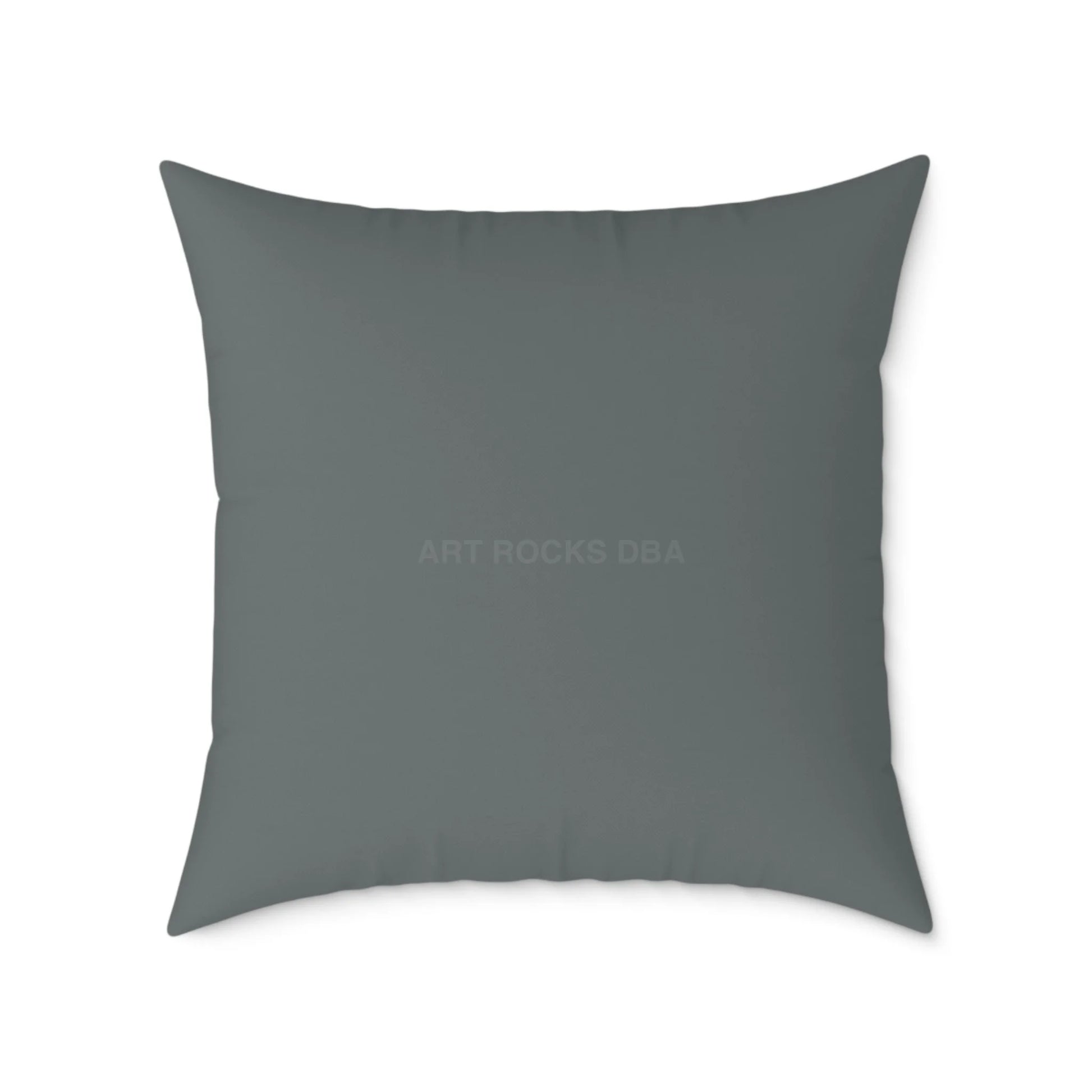 Mossy Beach on a Gloomy Day Throw Pillow Cozy Home Decor Nature Lover Gift Decorative Throw Pillow Soothing Bedroom