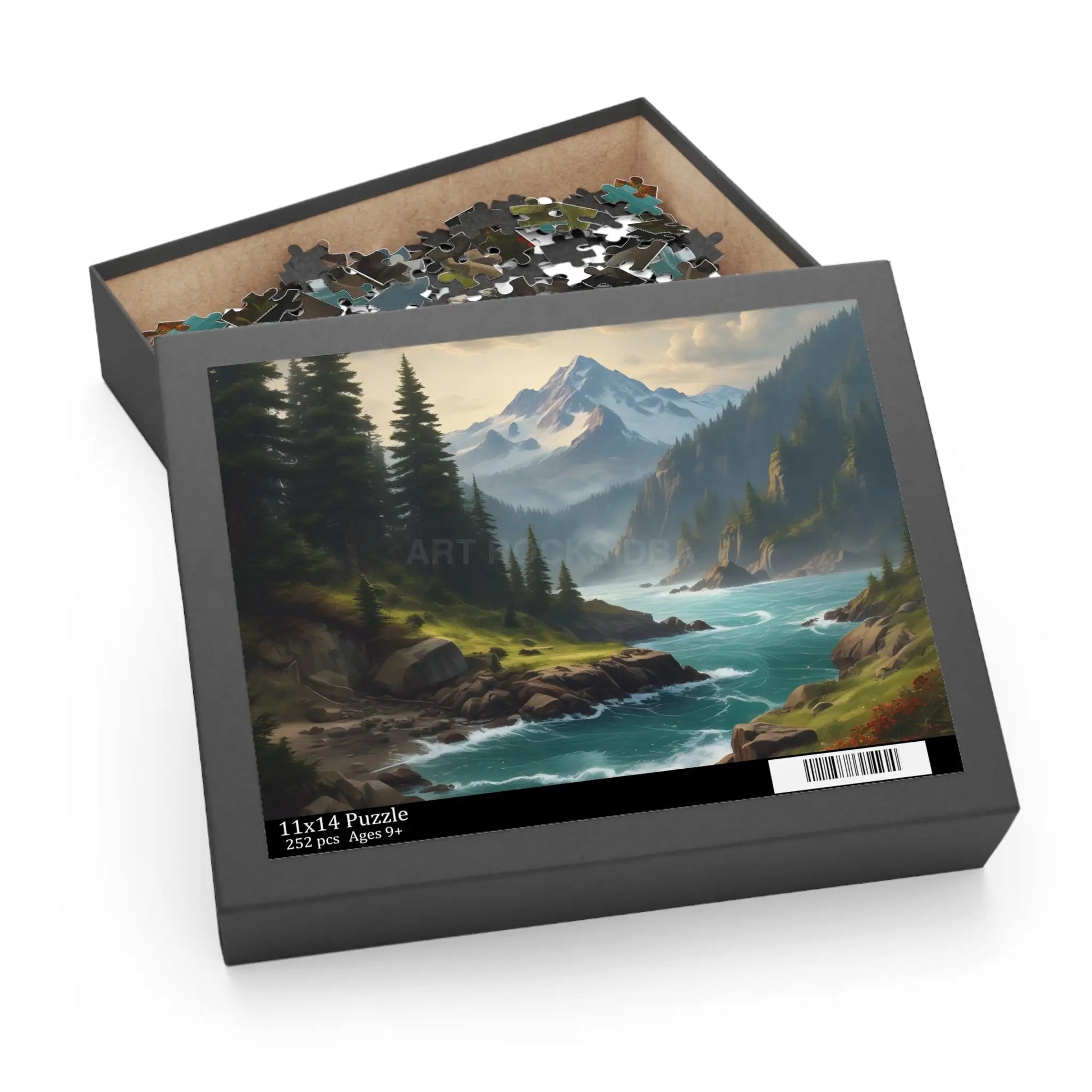 Mountain Alpine River Jigsaw Puzzle (120/252/500 Piece) - Puzzle