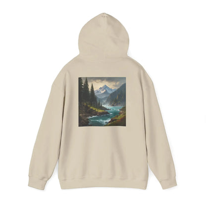 Mountain Hoodie Nature Lover’s Sweatshirt Creative Gift Cozy Art Apparel Unisex Hooded Sweatshirt Hiking Gear Scenic