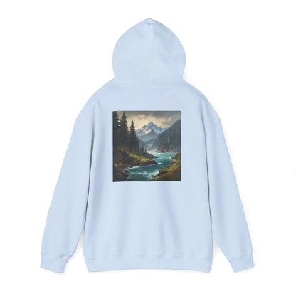 Mountain Hoodie Nature Lover’s Sweatshirt Creative Gift Cozy Art Apparel Unisex Hooded Sweatshirt Hiking Gear Scenic