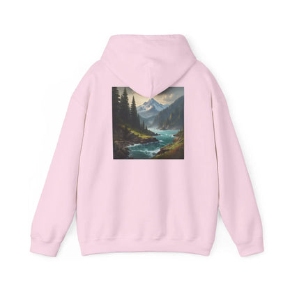 Mountain Hoodie Nature Lover’s Sweatshirt Creative Gift Cozy Art Apparel Unisex Hooded Sweatshirt Hiking Gear Scenic