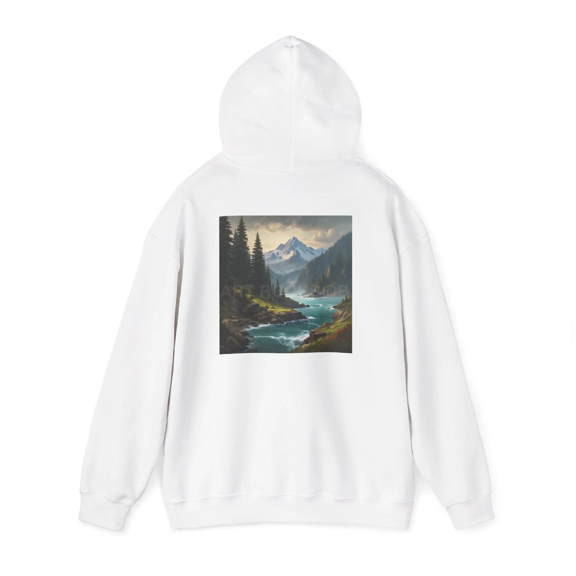 Mountain Hoodie Nature Lover’s Sweatshirt Creative Gift Cozy Art Apparel Unisex Hooded Sweatshirt Hiking Gear Scenic