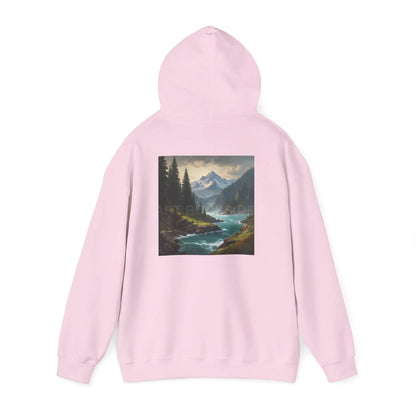 Mountain Hoodie Nature Lover’s Sweatshirt Creative Gift Cozy Art Apparel Unisex Hooded Sweatshirt Hiking Gear Scenic