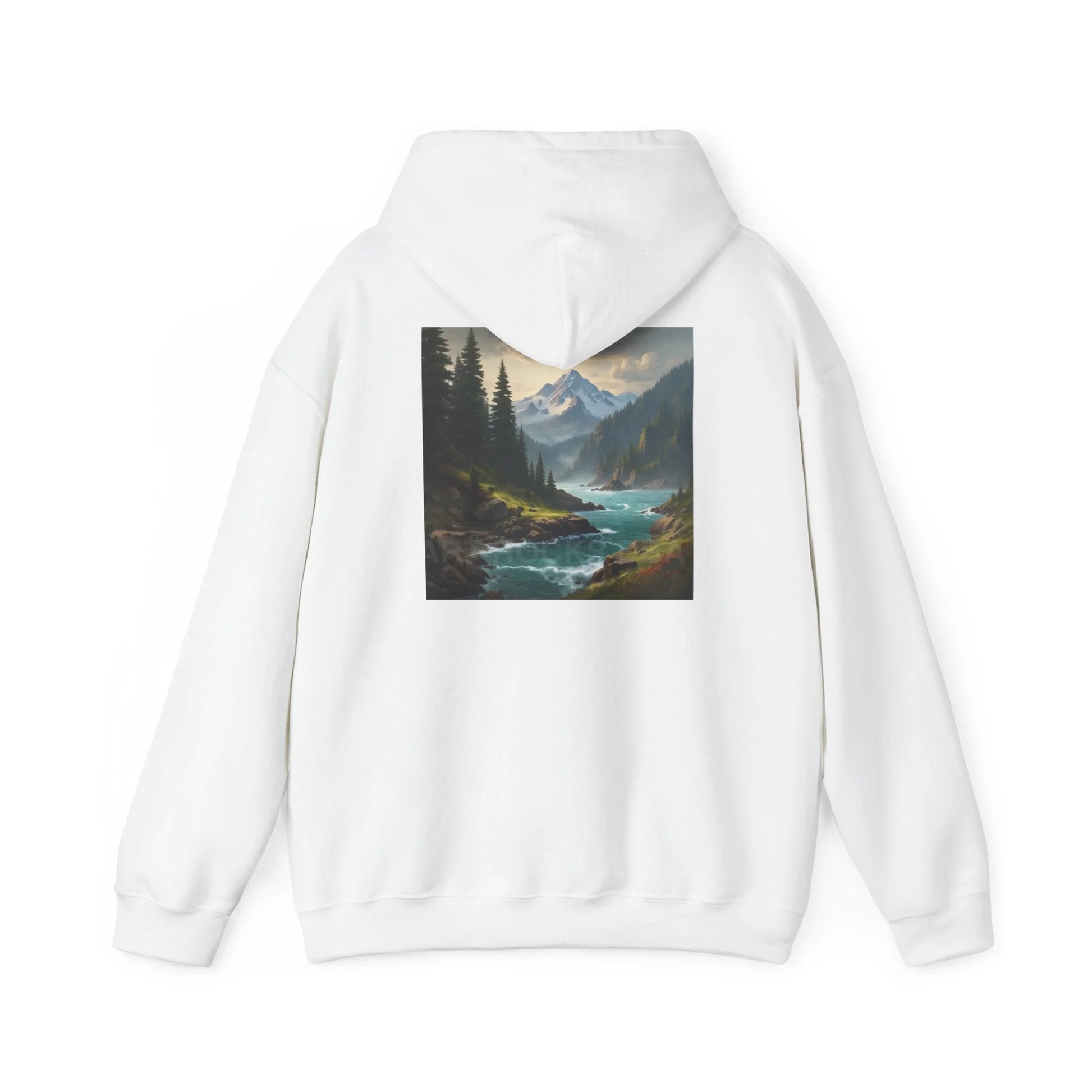 Mountain Hoodie Nature Lover’s Sweatshirt Creative Gift Cozy Art Apparel Unisex Hooded Sweatshirt Hiking Gear Scenic