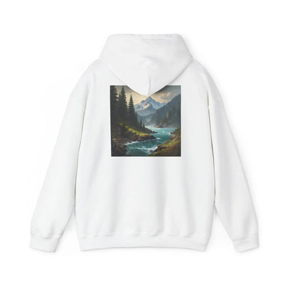 Mountain Hoodie Nature Lover’s Sweatshirt Creative Gift Cozy Art Apparel Unisex Hooded Sweatshirt Hiking Gear Scenic