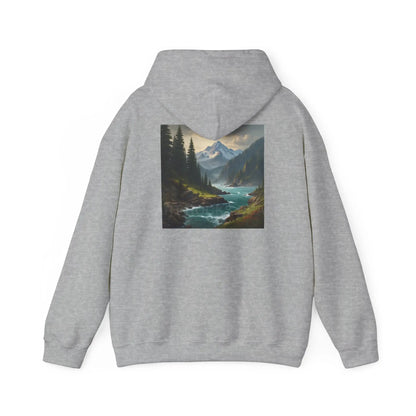 Mountain Hoodie Nature Lover’s Sweatshirt Creative Gift Cozy Art Apparel Unisex Hooded Sweatshirt Hiking Gear Scenic