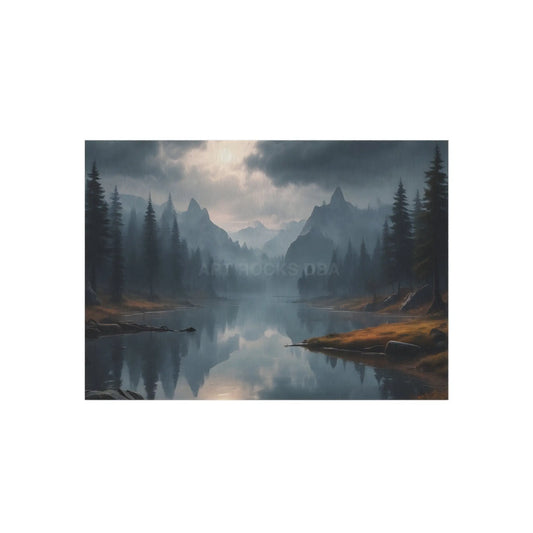 Mountain Lake Outdoor Rug - Home Decor