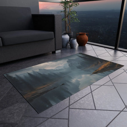 Mountain Lake Outdoor Rug - Home Decor