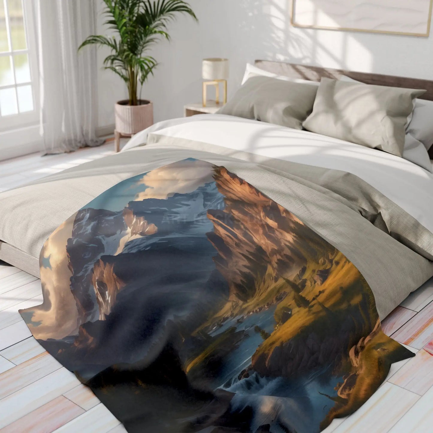 Mountain Lover’s Dream Fleece Blanket - Home Decor