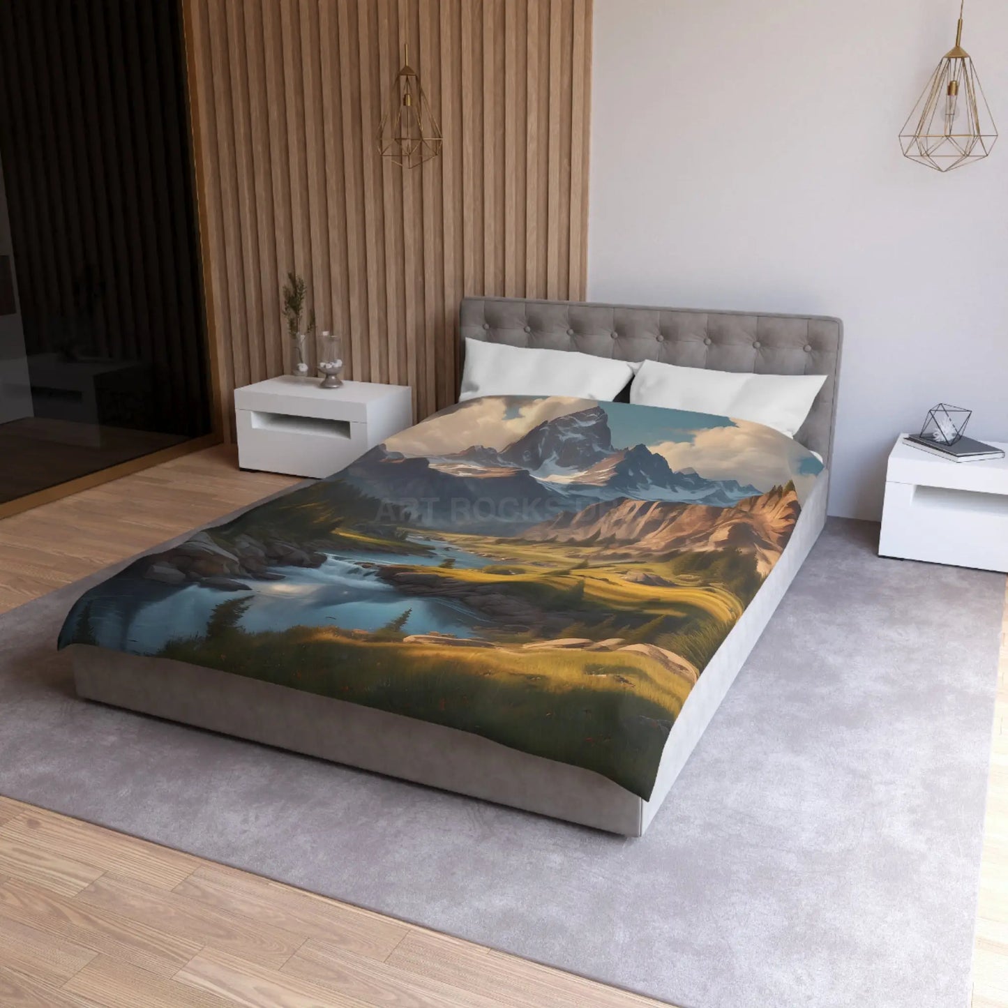 Mountain Lover’s Dream Microfiber Duvet Cover – Cozy Nature-Inspired Bedding for Outdoor Lovers - Home Decor