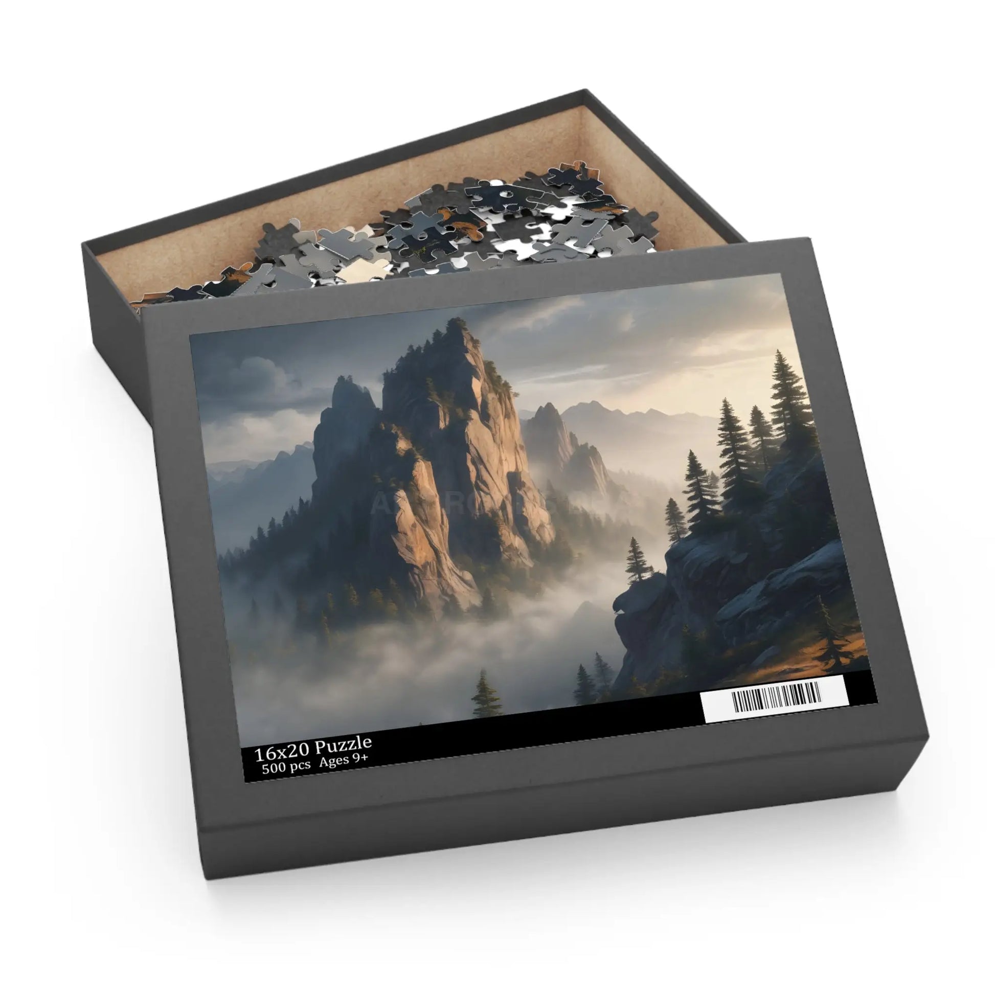 Mountain Morning Mist Jigsaw Puzzle — (120/252/500pieces) - Puzzle