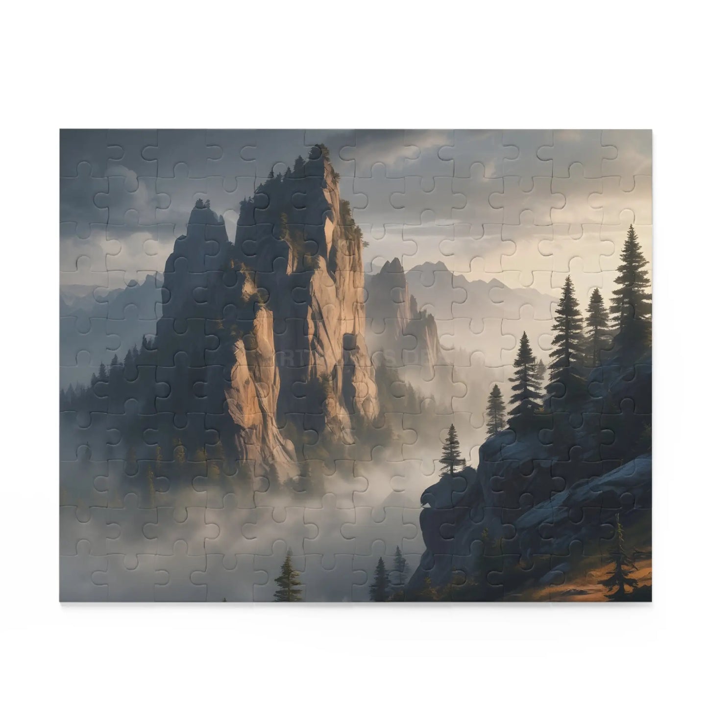 Mountain Morning Mist Jigsaw Puzzle — (120/252/500pieces) - Puzzle