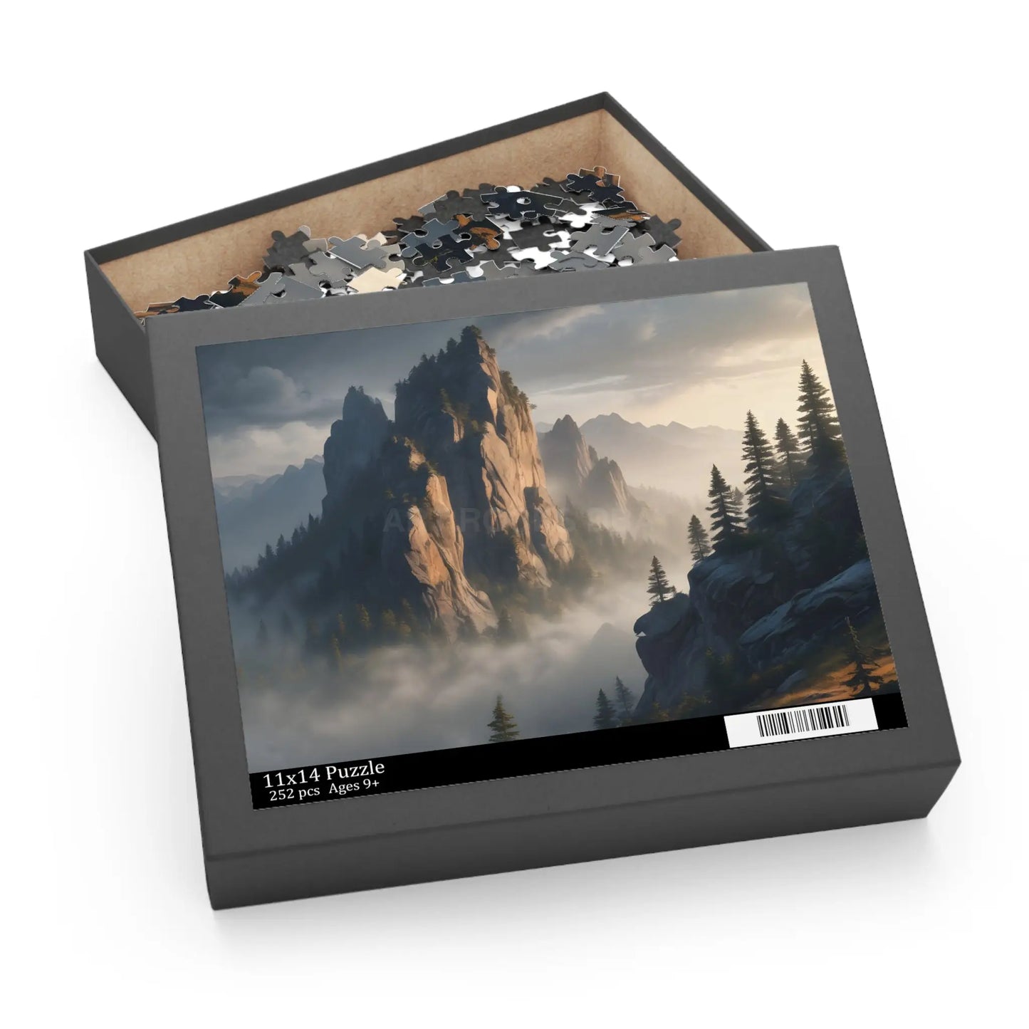Mountain Morning Mist Jigsaw Puzzle — (120/252/500pieces) - Puzzle