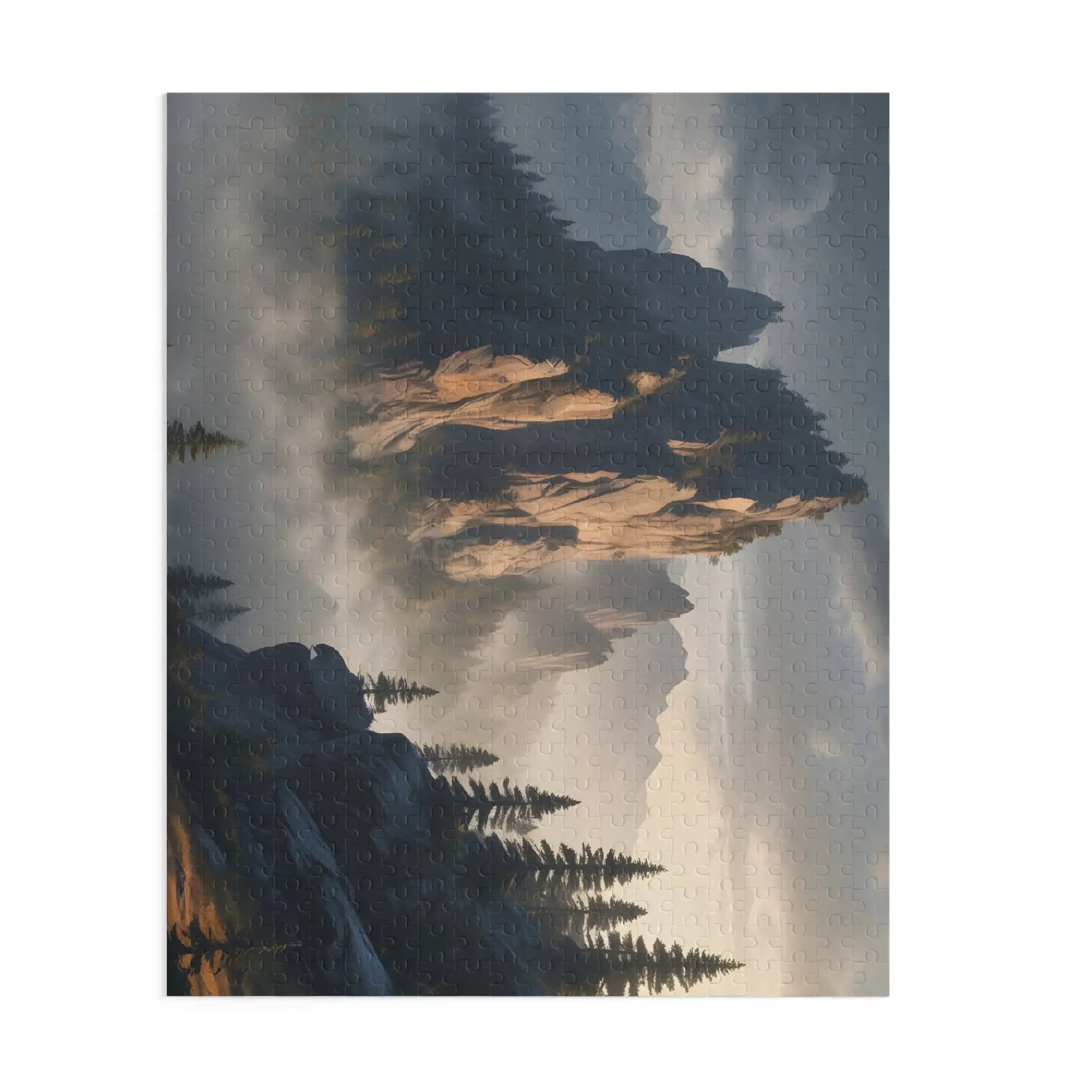 Mountain Morning Mist Jigsaw Puzzle — (120/252/500pieces) - Puzzle