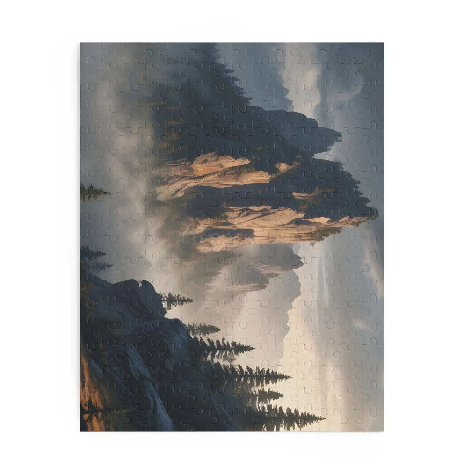 Mountain Morning Mist Jigsaw Puzzle — (120/252/500pieces) - Puzzle