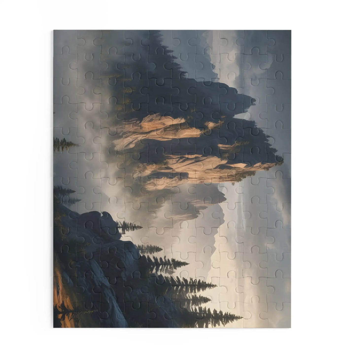 Mountain Morning Mist Jigsaw Puzzle — (120/252/500pieces) - Puzzle