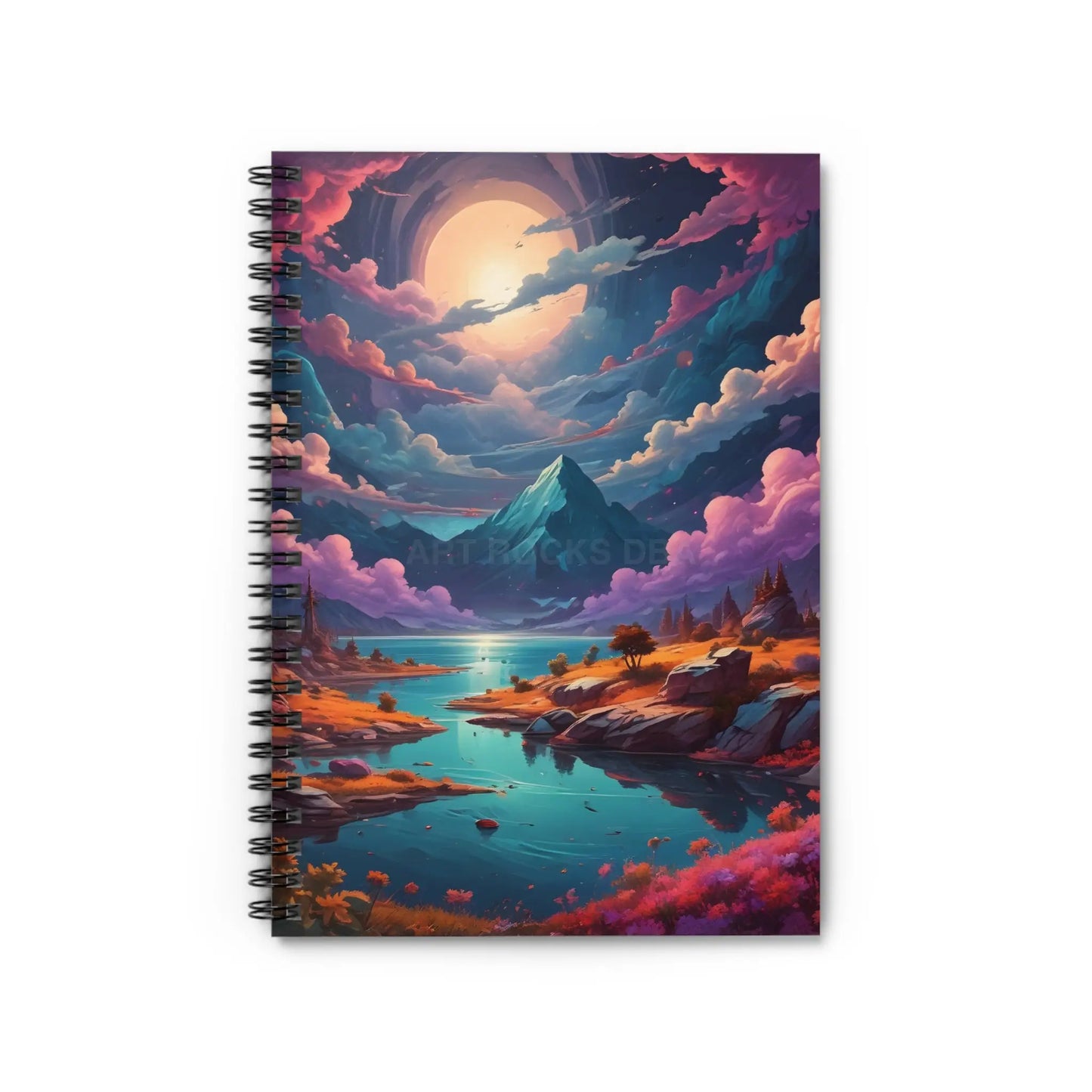 Mountain Paradise Spiral Notebook | Scenic Journal for Nature Lovers Gifts for Travelers Office Supplies Artist