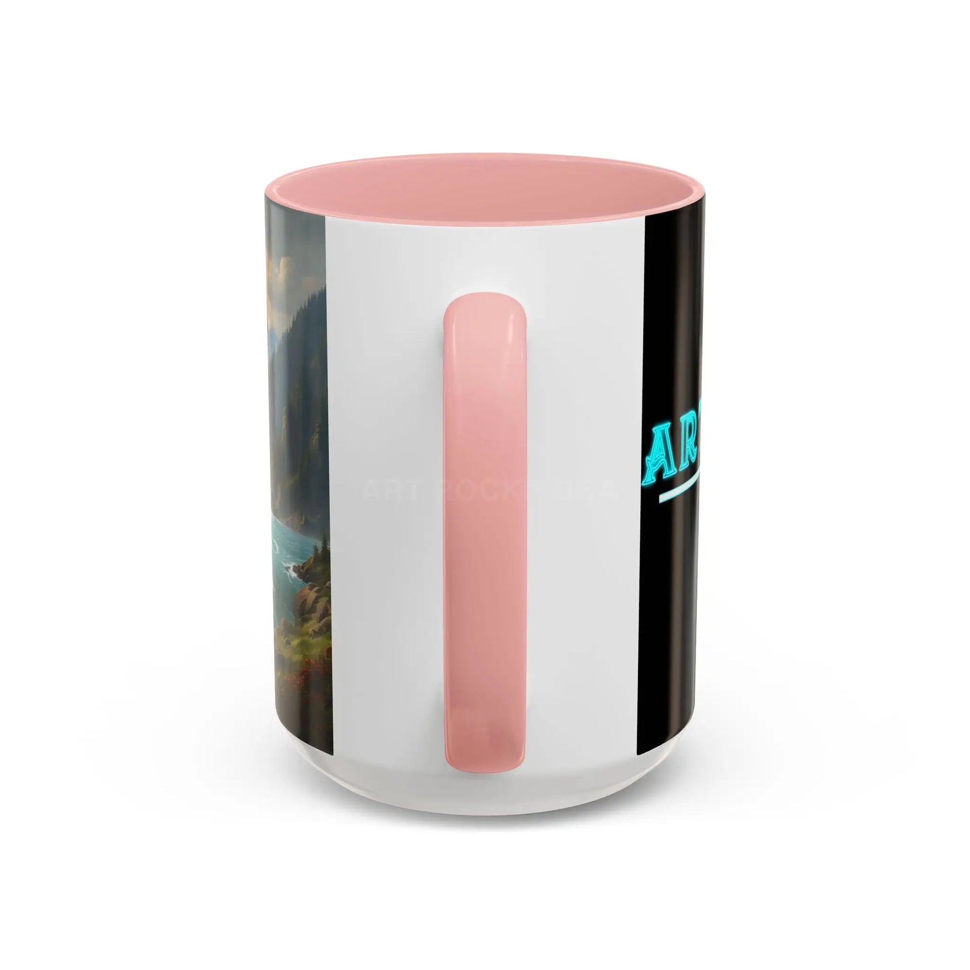 Mountain River Coffee Mug — Nature Landscape Accent Mug (11/15 oz) - Mug