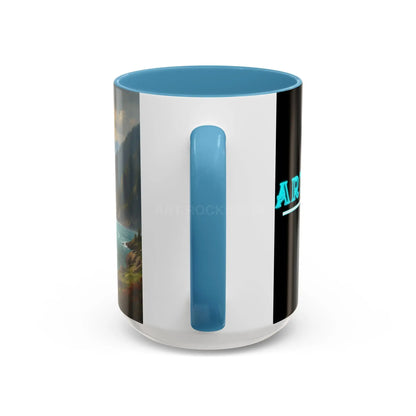 Mountain River Coffee Mug — Nature Landscape Accent Mug (11/15 oz) - Mug