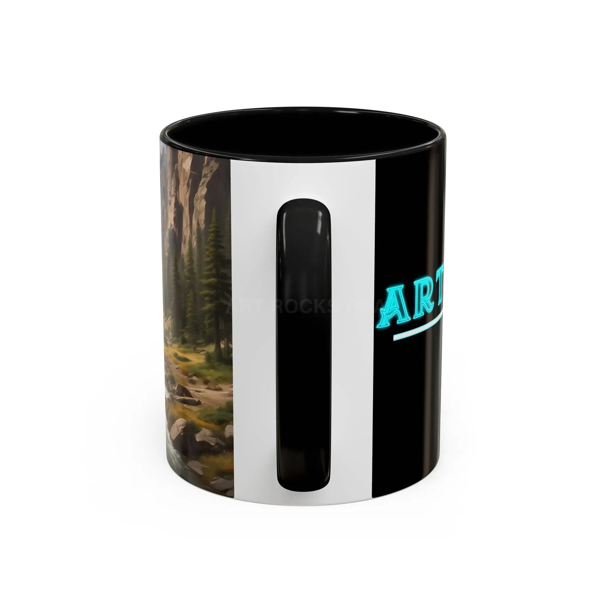 Mountain River Coffee Mug – Scenic Wilderness Accent Mug (11/15oz) - Mug