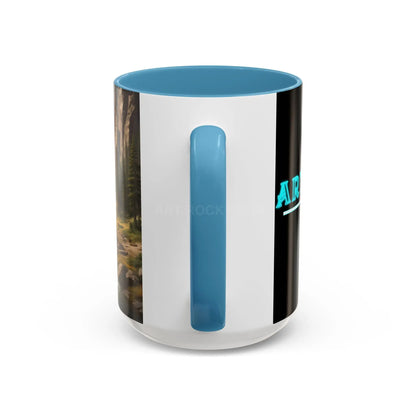 Mountain River Coffee Mug – Scenic Wilderness Accent Mug (11/15oz) - Mug