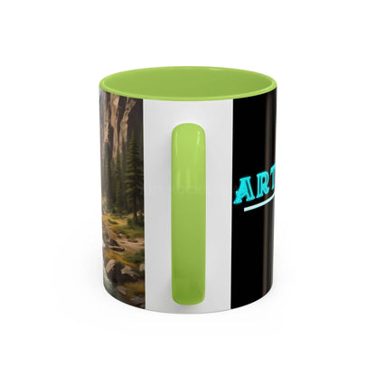 Mountain River Coffee Mug – Scenic Wilderness Accent Mug (11/15oz) - Mug