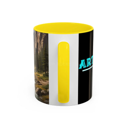 Mountain River Coffee Mug – Scenic Wilderness Accent Mug (11/15oz) - Mug
