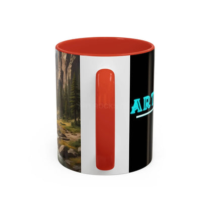 Mountain River Coffee Mug – Scenic Wilderness Accent Mug (11/15oz) - Mug