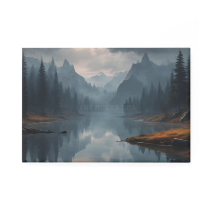 Mountain Scene Button Magnet Nature Decor Refrigerator Magnet Gift for Nature Lovers Home Organization Scenic Artwork