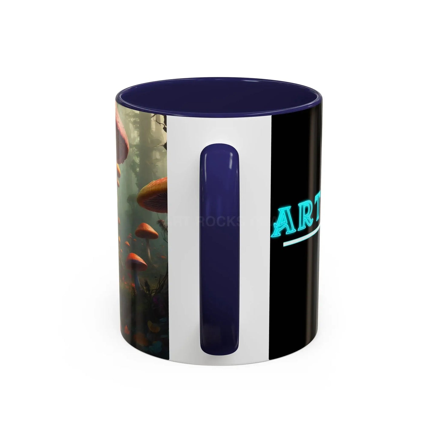 Mushroom Forest Accent Coffee Mug — Fantasy Magic Mushroom Scenic 11/15oz - Mug