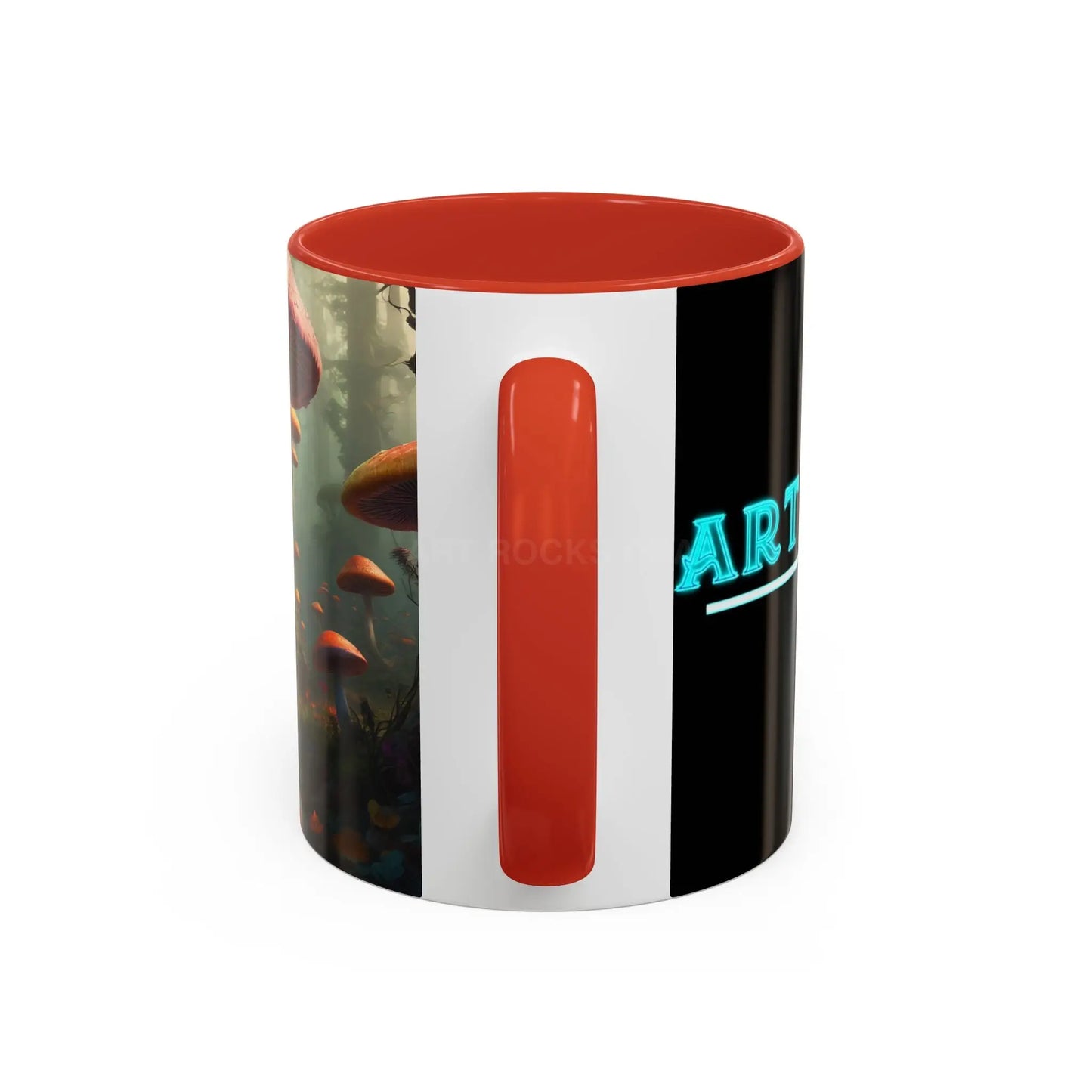 Mushroom Forest Accent Coffee Mug — Fantasy Magic Mushroom Scenic 11/15oz - Mug