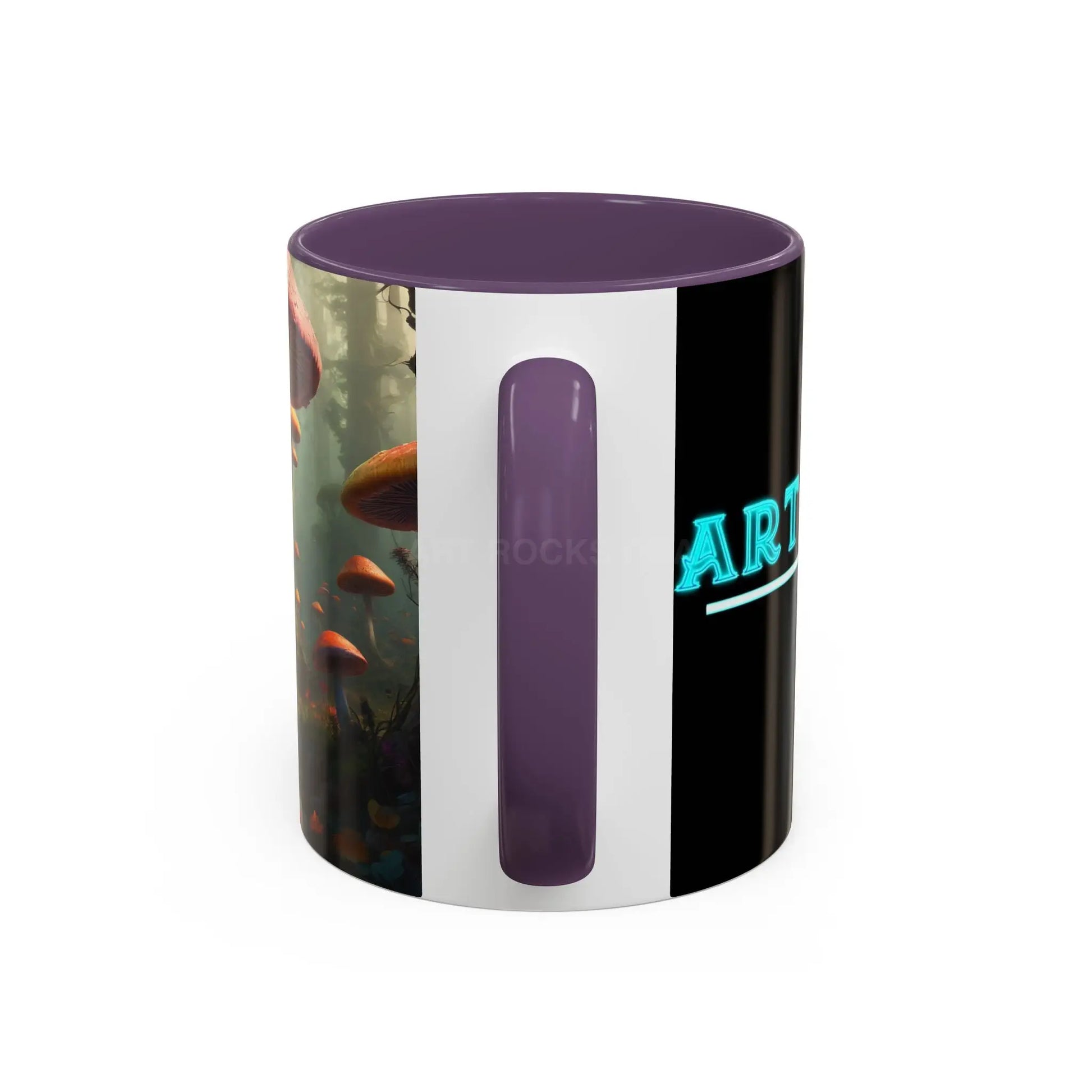 Mushroom Forest Accent Coffee Mug — Fantasy Magic Mushroom Scenic 11/15oz - Mug