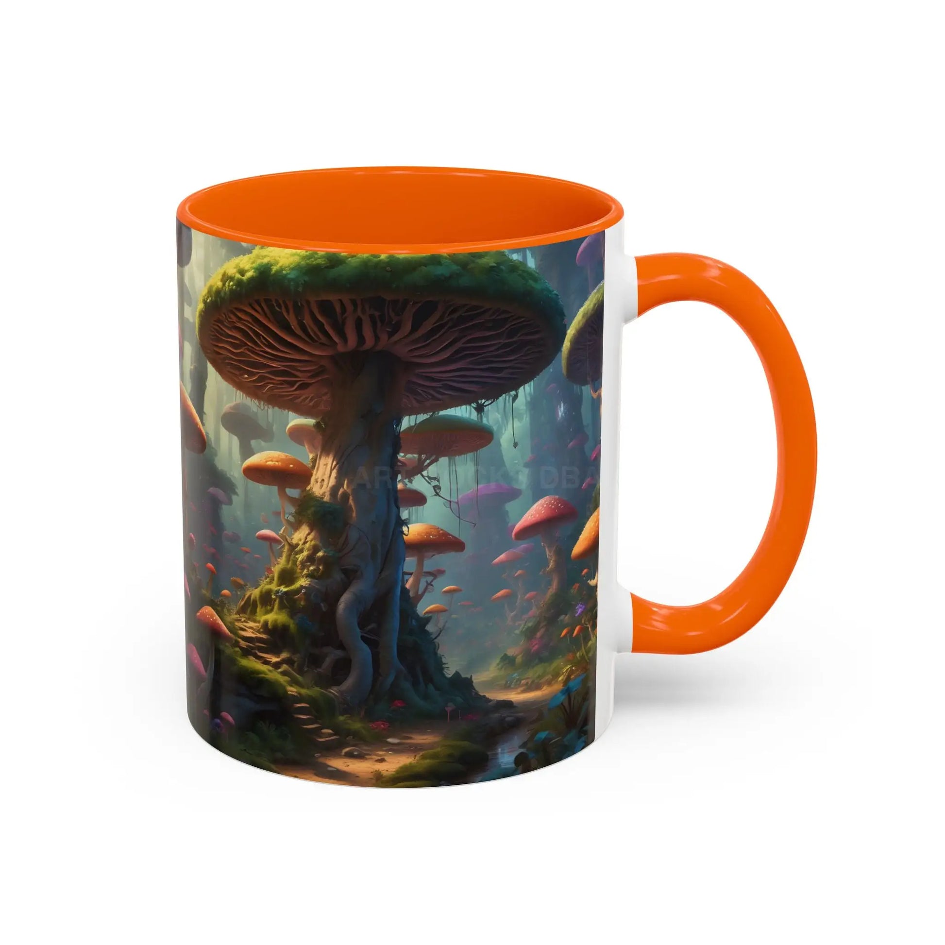 Mushroom Forest Accent Coffee Mug — Fantasy Nature 11/15oz - Mug