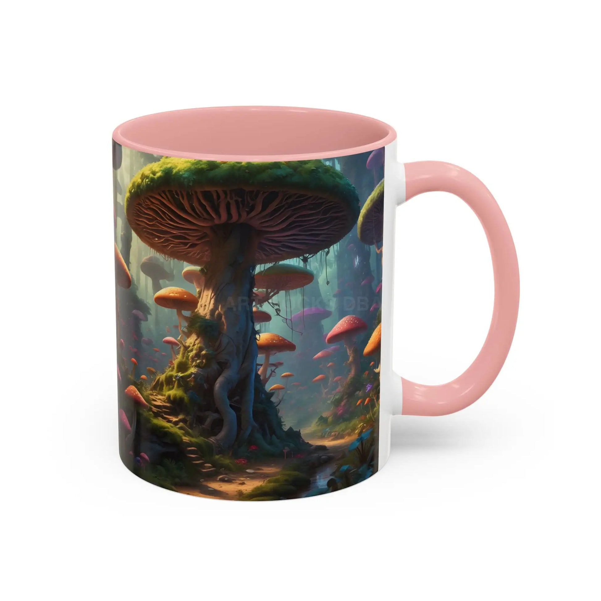 Mushroom Forest Accent Coffee Mug — Fantasy Nature 11/15oz - Mug