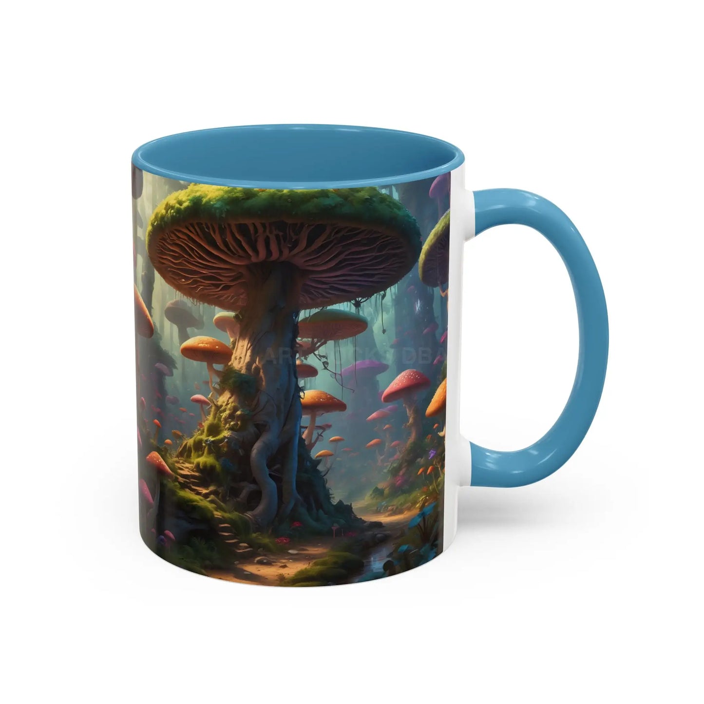 Mushroom Forest Accent Coffee Mug — Fantasy Nature 11/15oz - Mug
