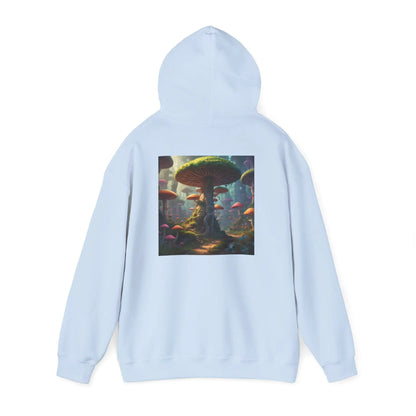 Mushroom Forest Hooded Sweatshirt | Unisex Sweatshirt Art Lover Gift Cozy Hoodie Fall Fashion Unique Artwork Apparel