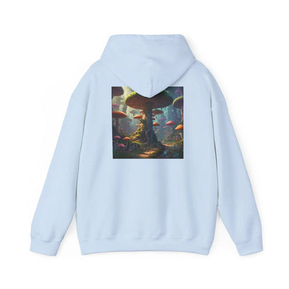 Mushroom Forest Hooded Sweatshirt | Unisex Sweatshirt Art Lover Gift Cozy Hoodie Fall Fashion Unique Artwork Apparel