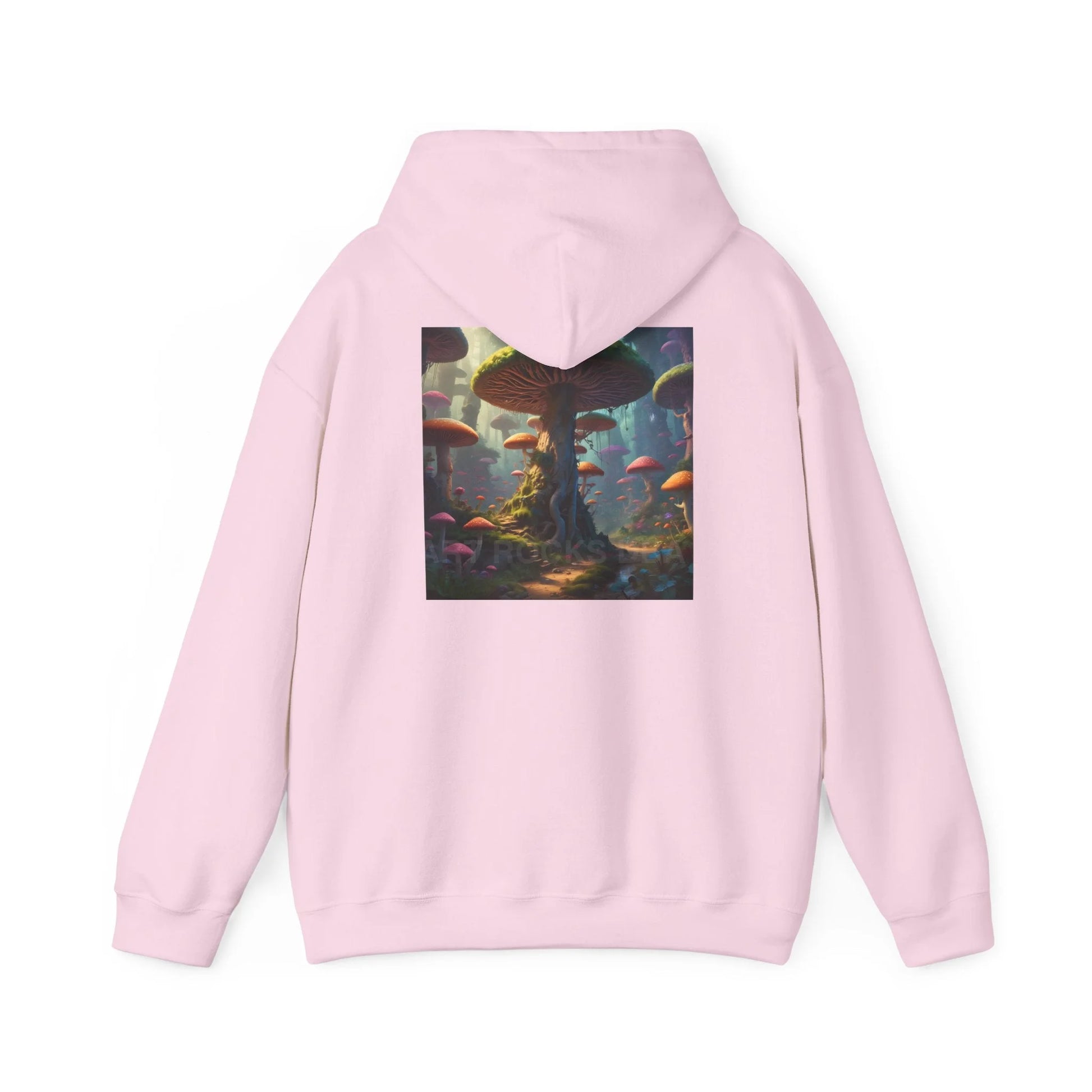 Mushroom Forest Hooded Sweatshirt | Unisex Sweatshirt Art Lover Gift Cozy Hoodie Fall Fashion Unique Artwork Apparel