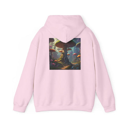 Mushroom Forest Hooded Sweatshirt | Unisex Sweatshirt Art Lover Gift Cozy Hoodie Fall Fashion Unique Artwork Apparel