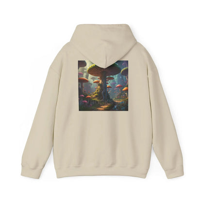Mushroom Forest Hooded Sweatshirt | Unisex Sweatshirt Art Lover Gift Cozy Hoodie Fall Fashion Unique Artwork Apparel