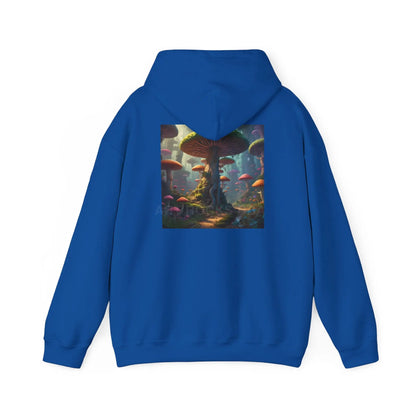 Mushroom Forest Hooded Sweatshirt | Unisex Sweatshirt Art Lover Gift Cozy Hoodie Fall Fashion Unique Artwork Apparel