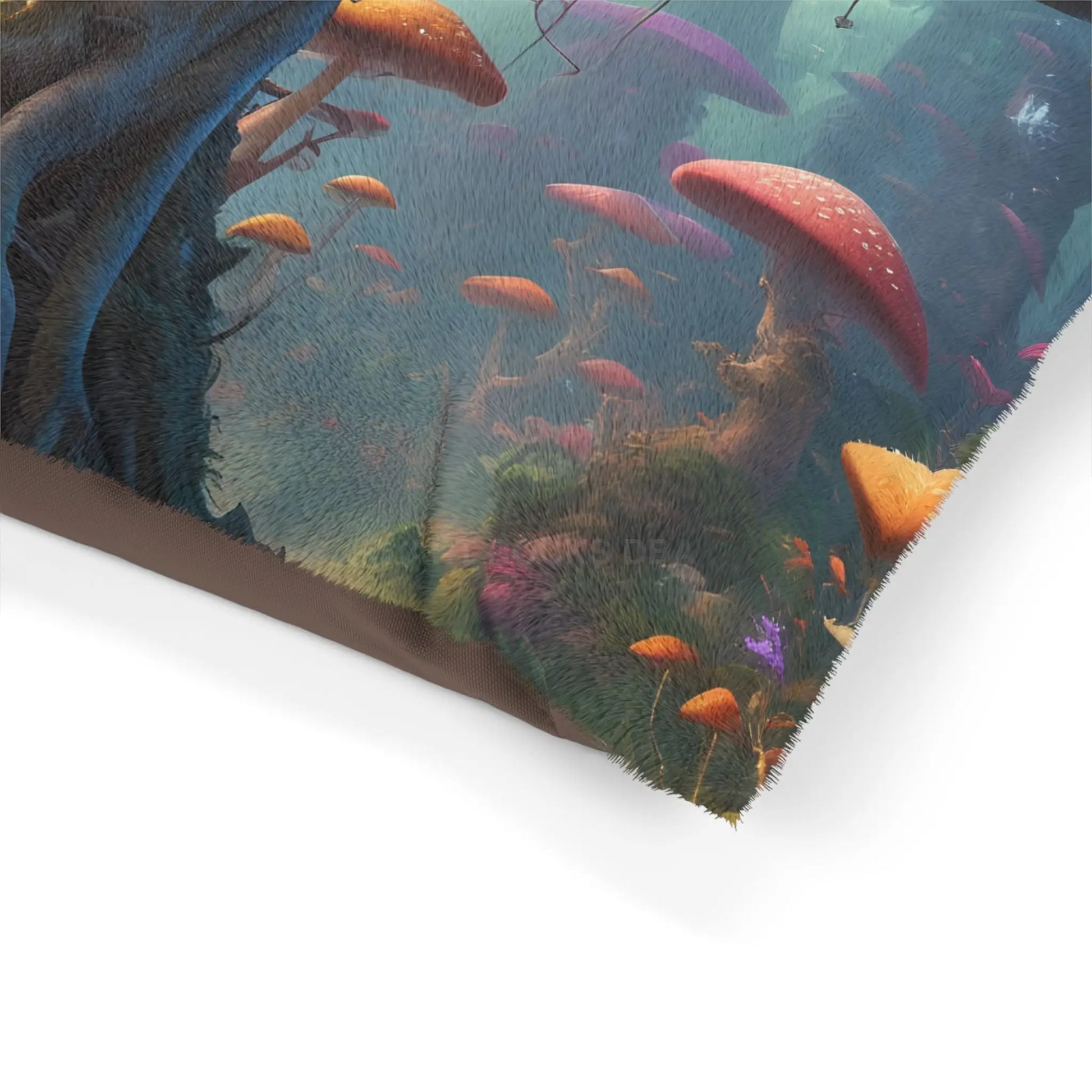 Mushroom Forest Pet Bed — Cozy Fantasy Dog & Cat Bed - Pets