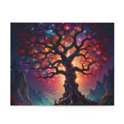 Mystic Crystal Rainbow Tree of Life Jigsaw Puzzle — 252/500/120-Piece - Puzzle